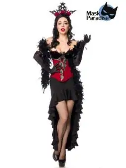 Burlesque Queen schwarz/rot von Mask Paradise kaufen - Fesselliebe
