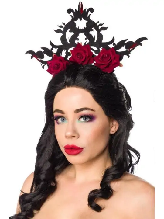 Burlesque Queen schwarz/rot von Mask Paradise kaufen - Fesselliebe