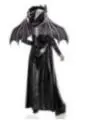 Skull Bat Lady 2 (Komplettset) schwarz/grau von Mask Paradise kaufen - Fesselliebe