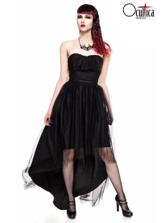 Tüll-Kleid schwarz von Ocultica