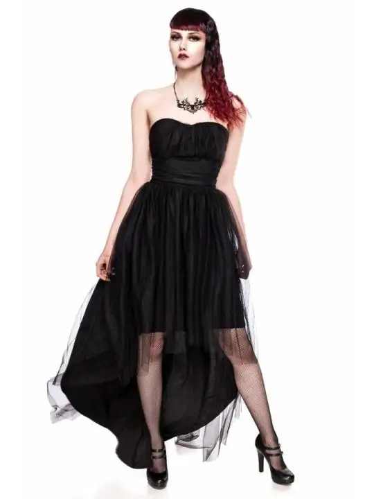 Tüll-Kleid schwarz von Ocultica