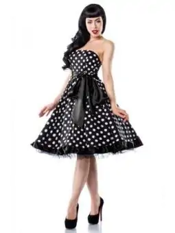 Rockabilly-Kleid schwarz/weiß kaufen - Fesselliebe