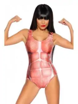 Body mit Muskeln weiß/rosa kaufen - Fesselliebe