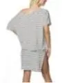 Oversize-Kleid schwarz/weiß