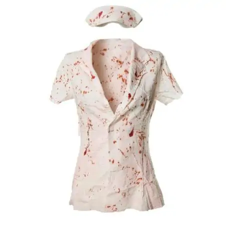 Silent Nurse Shirt Set weiß...