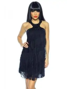 Neckholder-Kleid in Spitze schwarz kaufen - Fesselliebe