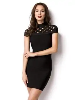 Bandage-Shape-Kleid schwarz kaufen - Fesselliebe