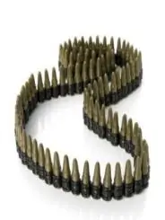 Munitionsgürtel gold/schwarz kaufen - Fesselliebe