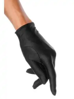 Satin-Handschuhe kurz schwarz kaufen - Fesselliebe