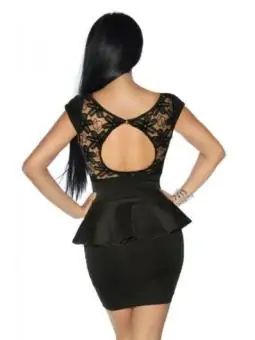 Kleid mit Spitze schwarz kaufen - Fesselliebe
