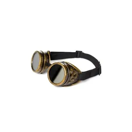 Steampunk Goggles gold/schwarz