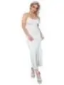 Langes Kleid Cr4379 Weiß von Chilirose