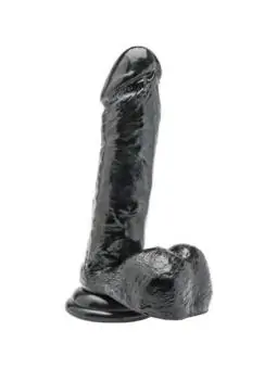 Dildo 18 cm mit Hoden schwarz von Get Real kaufen - Fesselliebe