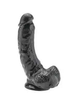 Dildo 20,5 cm mit Hoden schwarz von Get Real kaufen - Fesselliebe