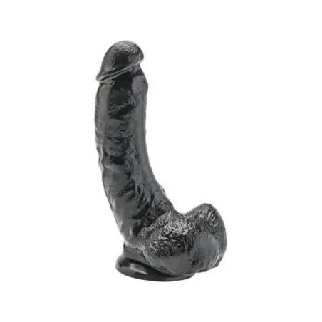 Dildo 20,5 cm mit Hoden schwarz von Get Real kaufen - Fesselliebe