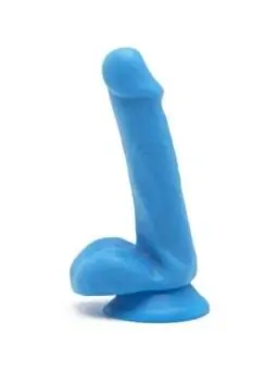 Happy Dicks Dildo 12 cm mit Hoden blau von Get Real kaufen - Fesselliebe