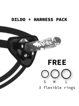 Harness + Klarer Dildo 18cm X 4cm von X Ray kaufen - Fesselliebe