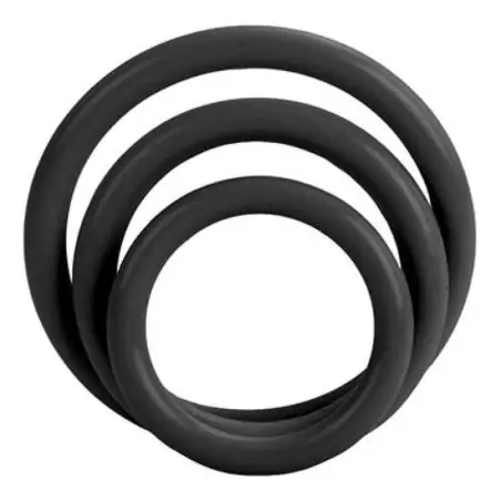 Calex Tri-Ringe schwarz von California Exotics kaufen - Fesselliebe