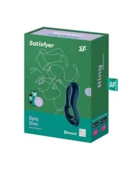 Epic Duo Ringvibrator Blau von Satisfyer Connect kaufen - Fesselliebe