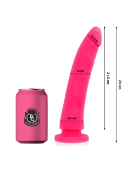 Dildo Pink Silikon 23 X 4.5 Cm von Deltaclub kaufen - Fesselliebe