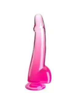 King Cock Clear - Dildo mit Hoden 19 Cm Rosa kaufen - Fesselliebe