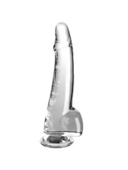 King Cock Clear - Dildo mit Hoden 19 Cm Transparent kaufen - Fesselliebe