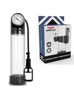 Transparente Penispumpe mit Vibrator RX9 von Pumpe Addicted kaufen - Fesselliebe
