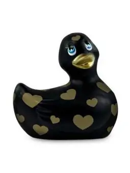 I Rub My My Duckie Vibrierende Badeente 2.0 Romantik (schwarz& Gold) von Big Teaze Toys kaufen - Fesselliebe