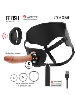 Cyber Strap Remote Harness und Vibrierender Bullet Watcme Technology S von Fetish Submissive Cyber Strap kaufen - Fesselliebe