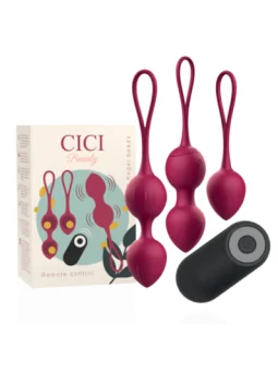Cici Beauty Premium Silikon 3 Vibrierende Kegelperlen Fernsteuerbar von Cici Beauty kaufen - Fesselliebe