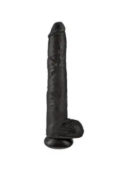 King Cock - Realistischer Penis mit Eier 30,5 Cm Schwarz von King Cock kaufen - Fesselliebe