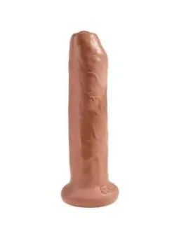 Unbeschnittener Realistischer Dildo 17,8 cm Karamell von King Cock kaufen - Fesselliebe