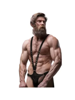 V-Förmiger Harness aus veganem Kunstleder Einheitsgröße von Fetish Submissive Attitude kaufen - Fesselliebe