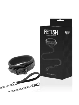 Halsband mit Leine von Fetish Submissive Bondage kaufen - Fesselliebe