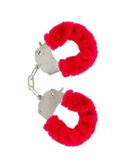 Rote Handschellen mit Plüsch von Toyjoy kaufen - Fesselliebe