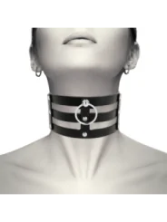 Handgefertigtes Halsband Vegan Kunstleder - Fetish von Coquette Accessories kaufen - Fesselliebe