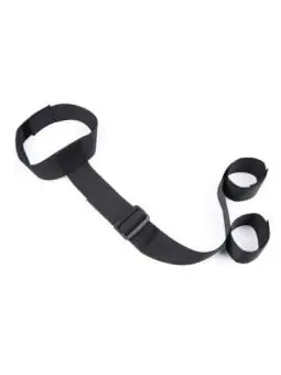 Ohmama-Fetish-Enylon-Halsband mit Handgelenkhalterung Am Rücken von Ohmama Fetish kaufen - Fesselliebe