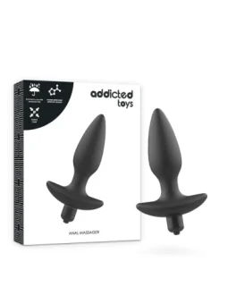 Massagerät Analplug mit Vibration Schwarz von Addicted Toys kaufen - Fesselliebe