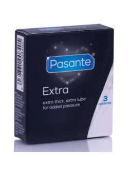 Kondom Extra Dick 3 Stück von Pasante kaufen - Fesselliebe