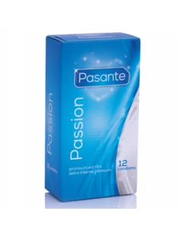 Ribbed Passion Kondome 12 Stück von Pasante kaufen - Fesselliebe