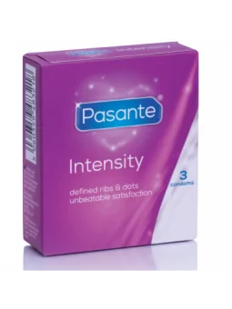 Ribs & Dots Intensity Kondome 3 Stück von Pasante kaufen - Fesselliebe