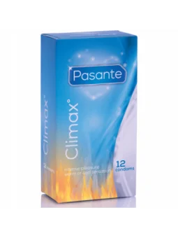 Climax gerippte Kondomen mit Wärme- oder Kälteeffekt 12 Stück von Pasante kaufen - Fesselliebe