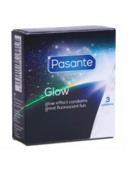 Glow Kondome leuchten im Dunkeln 3 Stück von Pasante kaufen - Fesselliebe