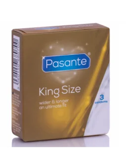 Kondome King Size Lang und Breit 3 Stück von Pasante kaufen - Fesselliebe