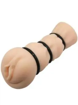 Masturbating Sleeve mit Ringen - Vagina Masturbator von Crazy Bull kaufen - Fesselliebe