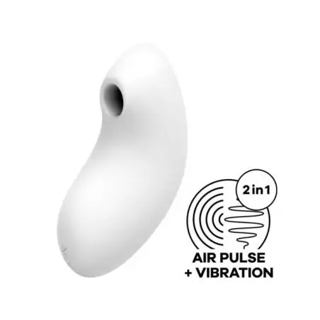 Vulva Lover 2 Air Pulse Stimulator & Vibrator Weiss von Satisfyer Air Pulse kaufen - Fesselliebe