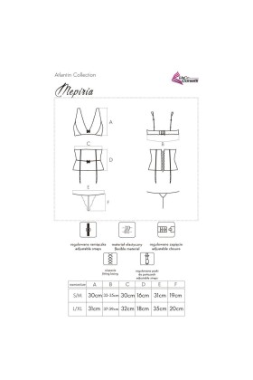 ♥ Mepiria 3pcs Set Black von Livco Corsetti Fashion ♥ kaufen | Fesselliebe