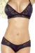 ♥ Schwarzes Une Illusion Set von Provocative Gold Lingerie ♥