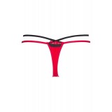 V-8778 Plus Size String Rot-Schwarz von Axami Size Plus | Fesselliebe.de