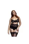 Baci - 3-Teiliges Strumpfhalterset Aus Spitze - für Kurven von Baci Lingerie kaufen - Fesselliebe